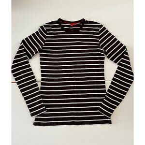 Esprit Y2K Striped Cotton Long Sleeve Shirt